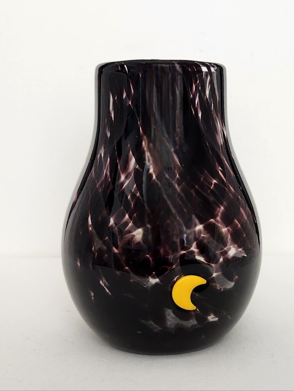 Anthropologie Halloween Mystic Icon Moon Glass Vase - New